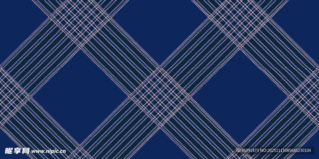 蓝色格子图案纹理背景