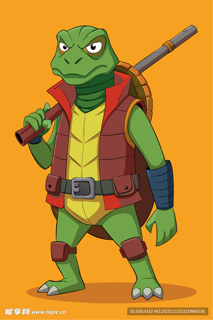 忍者神龟形象卡通角色
