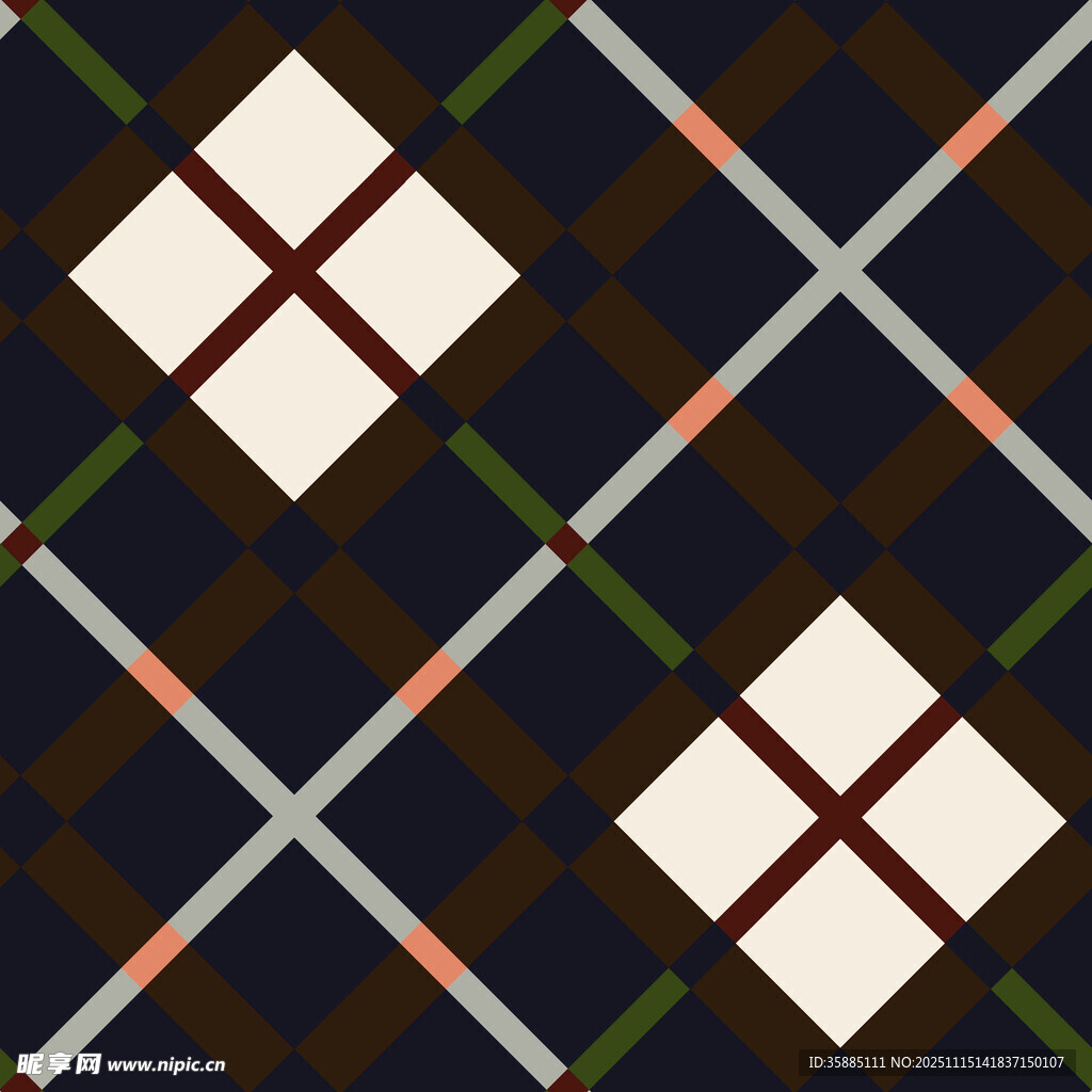 几何菱形格子图案纹理