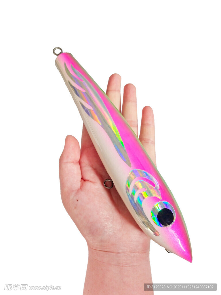 彩色仿真鱼饵展示