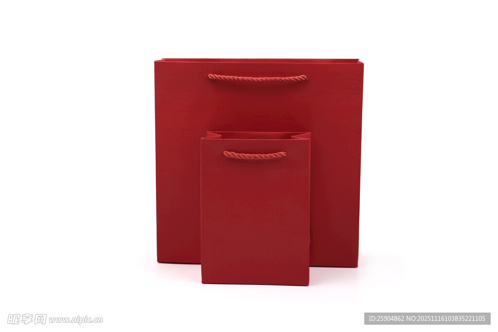 红色方形收纳盒三件套