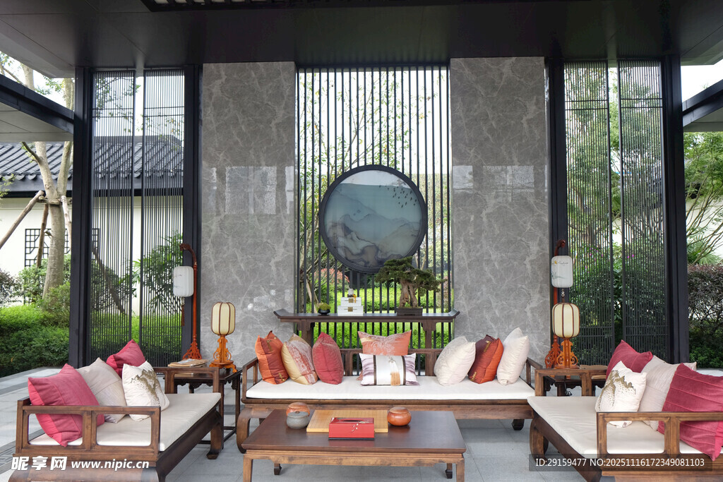 中式雅致客厅室内景观