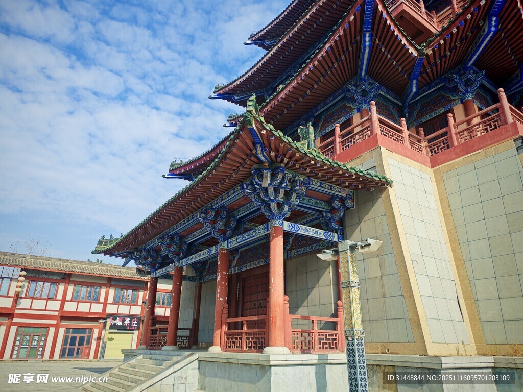 中式古建筑一角