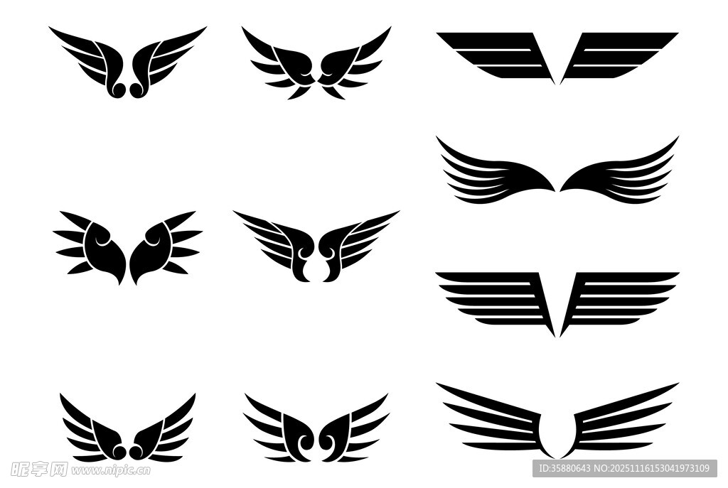 翅膀图案