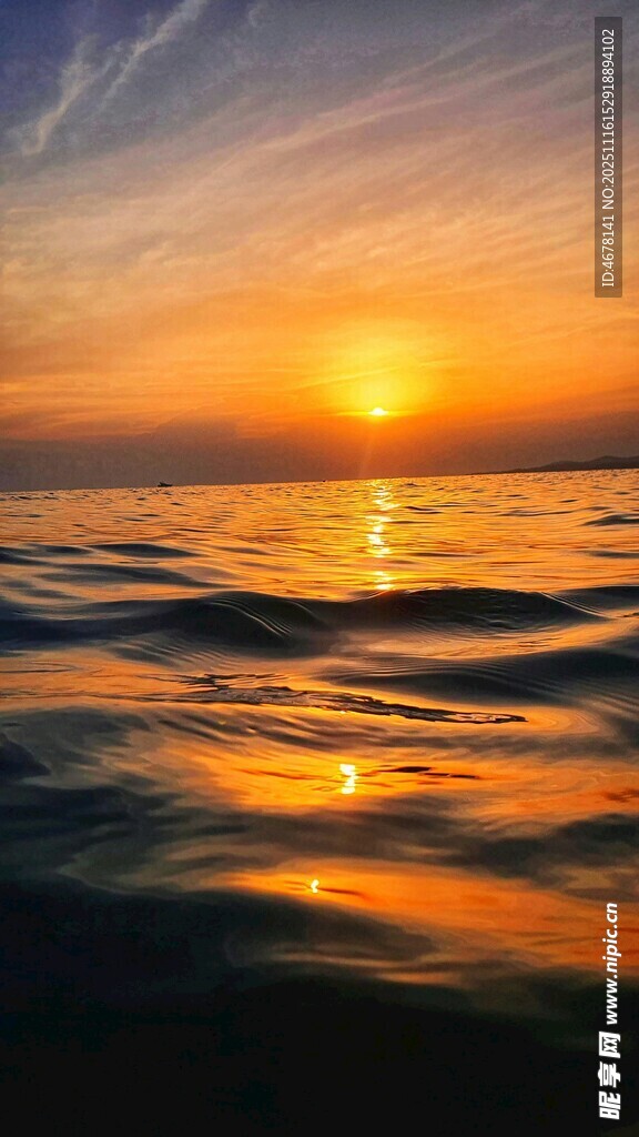 海上落日美景