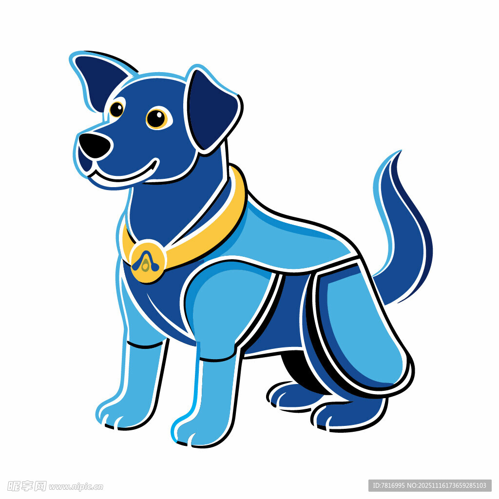 穿冬装的可爱狗狗