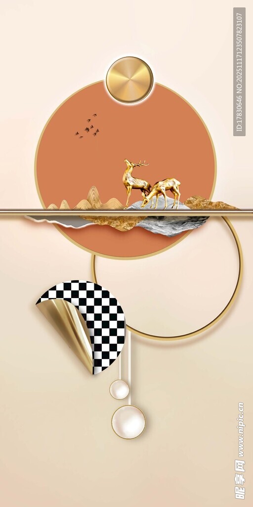 时尚金属饰品展示