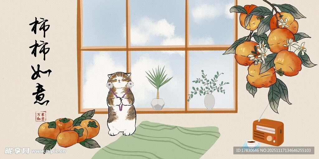 窗边静谧角落惬意小景