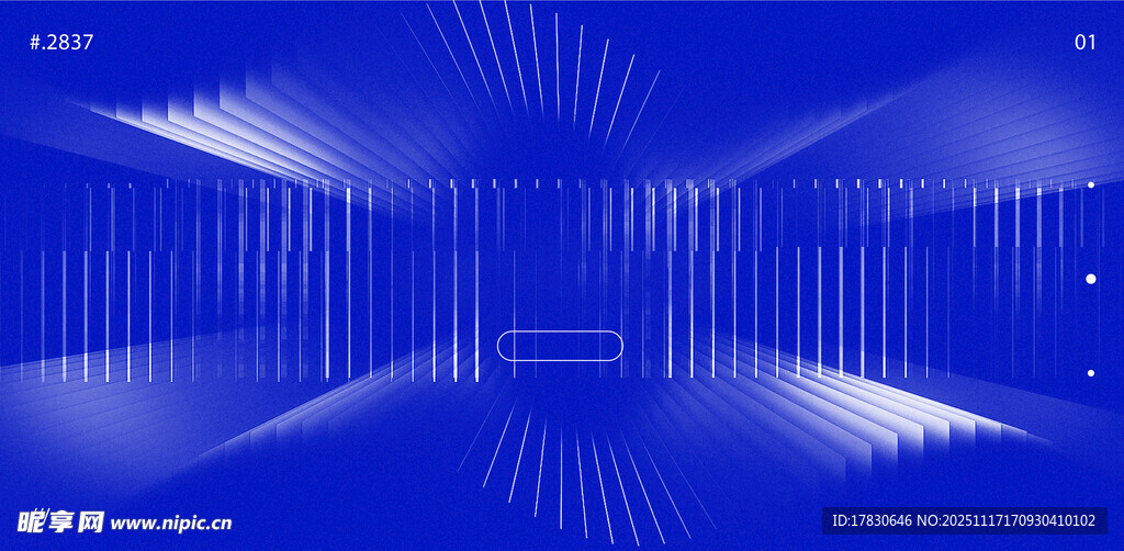 蓝色科技感线条空间背景