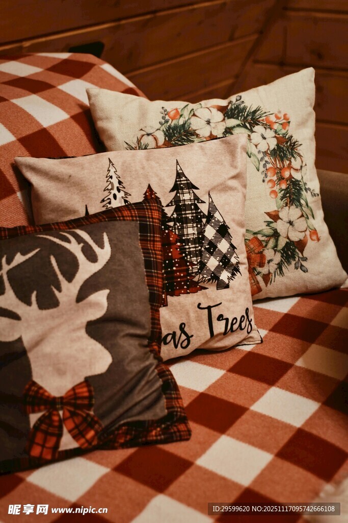 圣诞主题抱枕