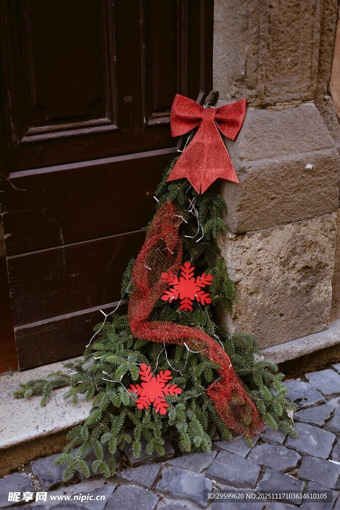 手工绿植圣诞树装饰品
