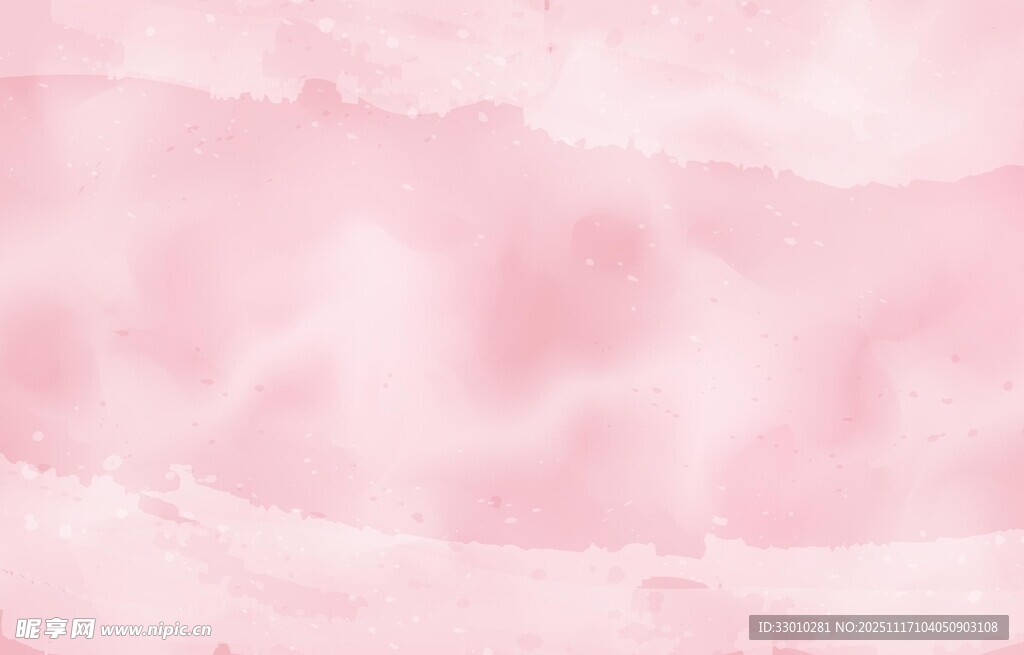 淡粉色梦幻水彩纹理背景