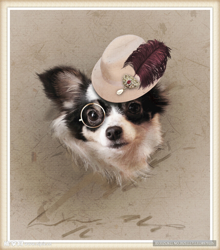 戴帽萌犬 尽显俏皮可爱