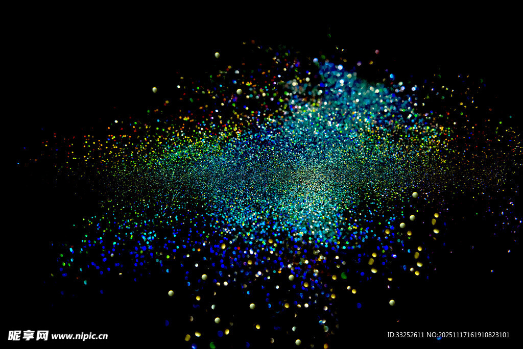 梦幻粒子星空背景图