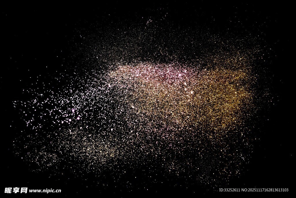 彩色粉末爆炸瞬间