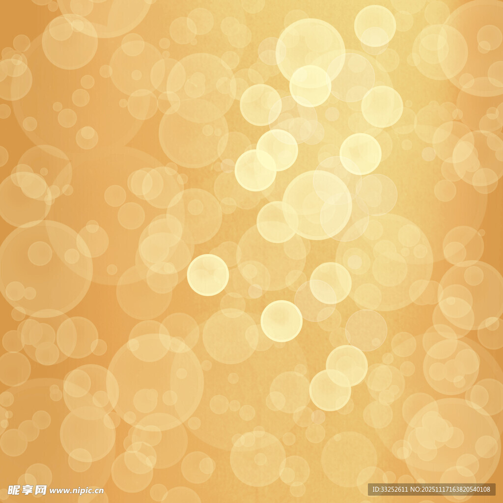 暖黄色光斑梦幻背景图
