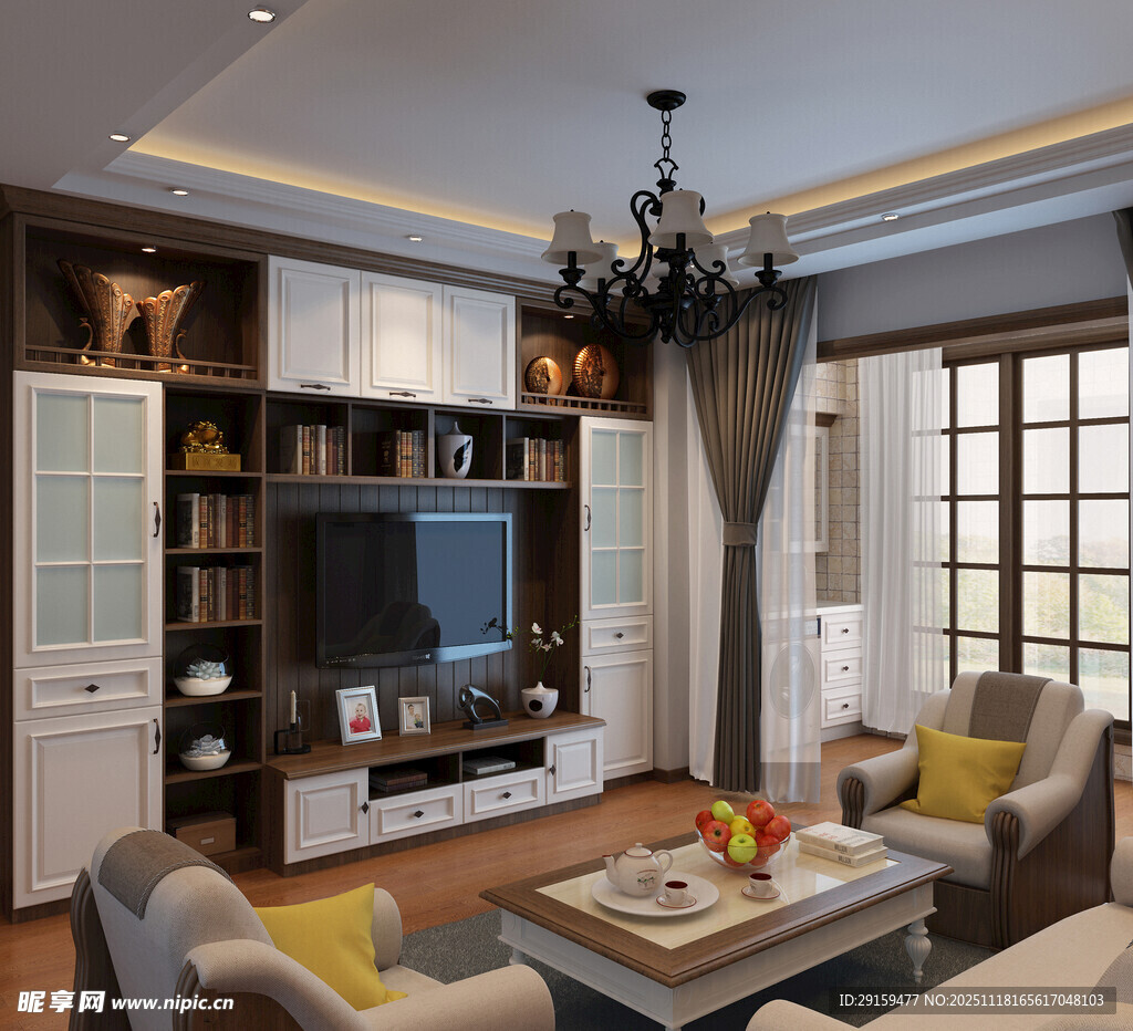 现代简约风客厅优雅设计