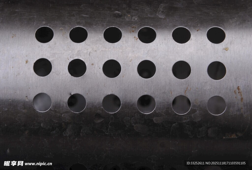 金属冲孔板特写