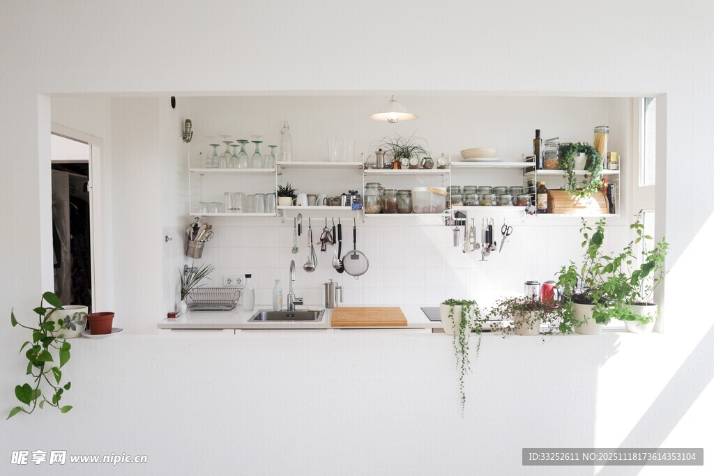 简约风厨房一角