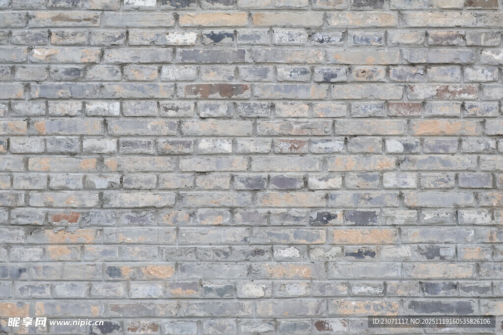 复古灰色砖墙纹理