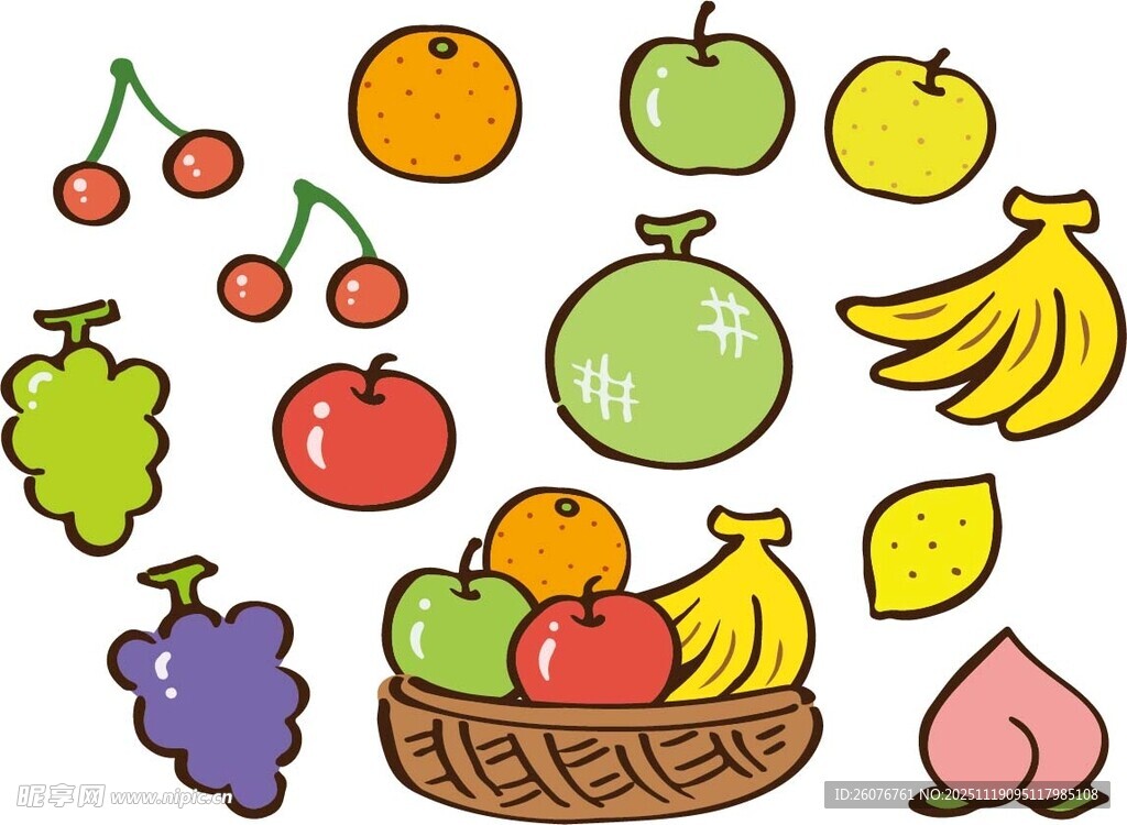 多彩水果集合