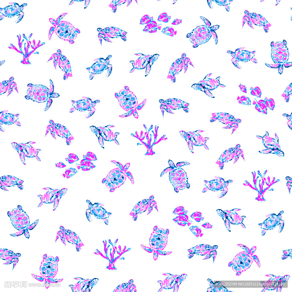 梦幻花卉蝴蝶图案背景