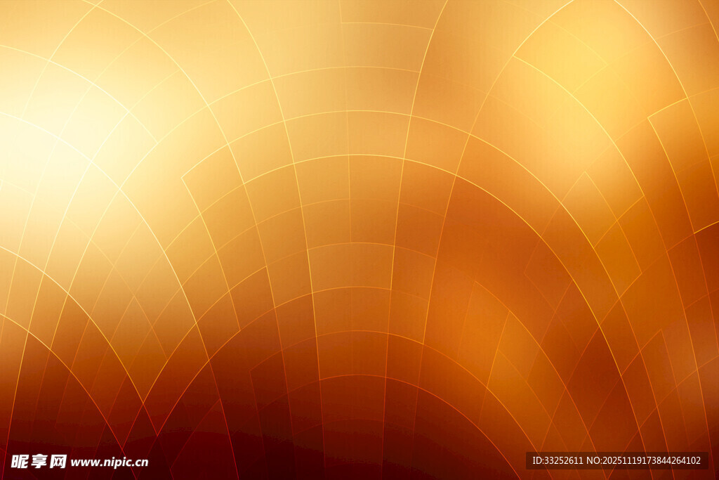 金色炫光抽象背景图