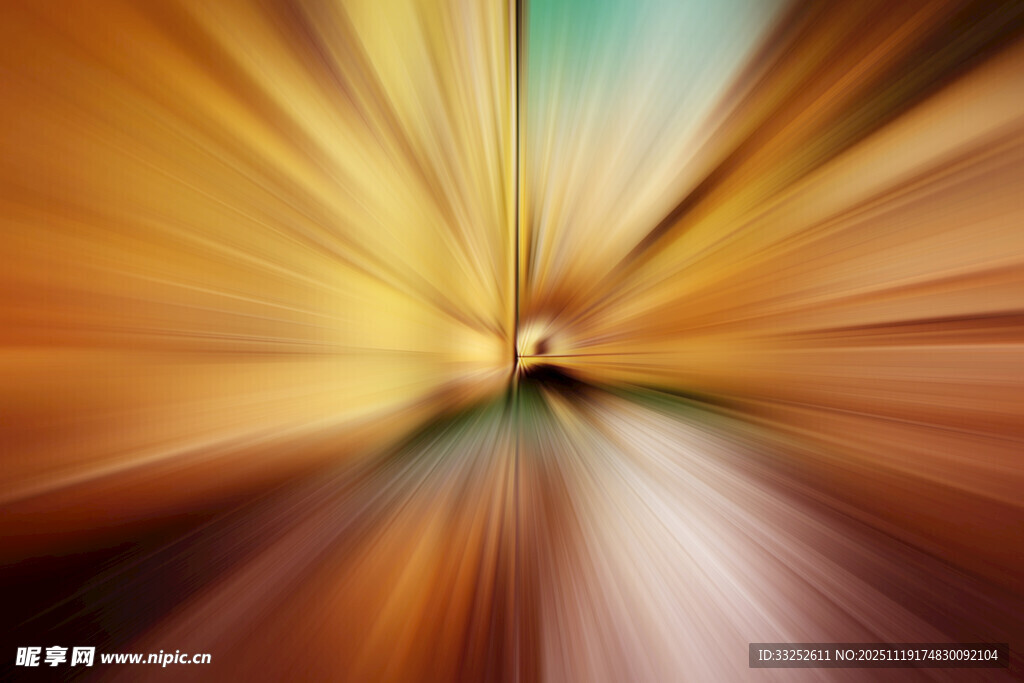 梦幻放射状光影效果画面