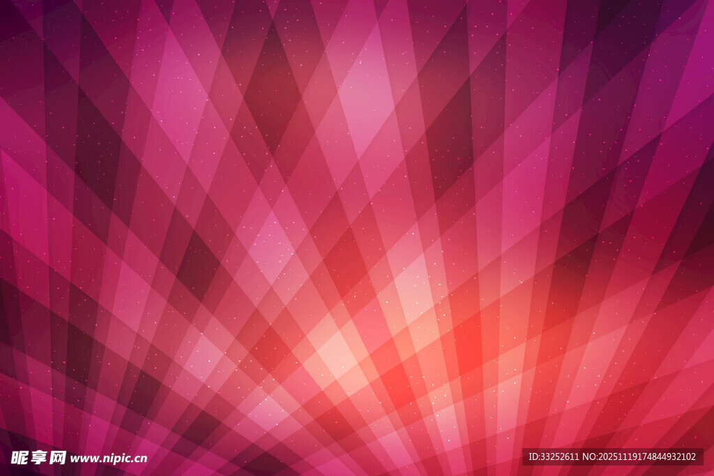 炫彩放射状几何图案背景