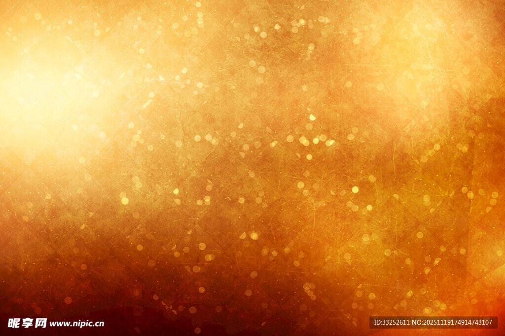 金色梦幻光斑背景图