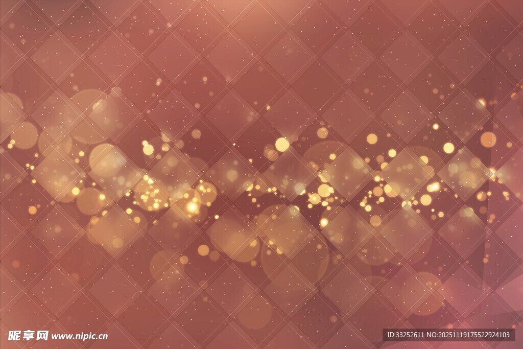 梦幻金色光斑背景图