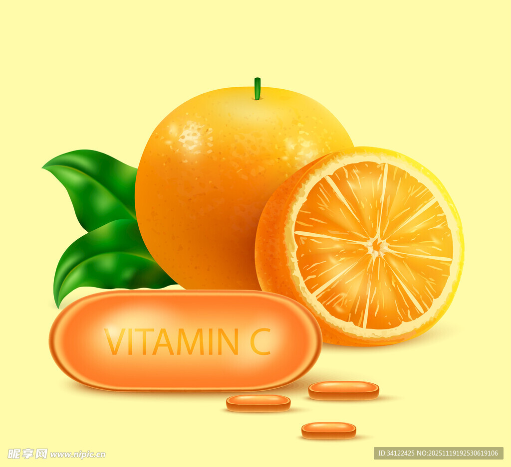 橙子背景