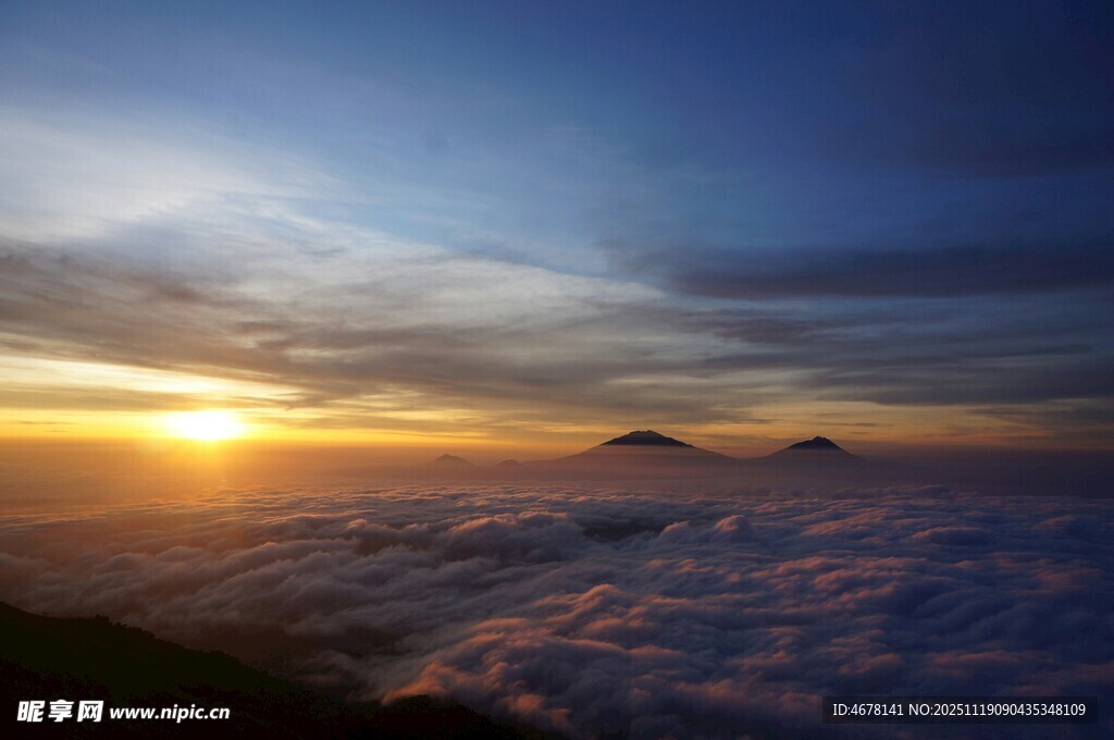 云海之上的壮丽日出