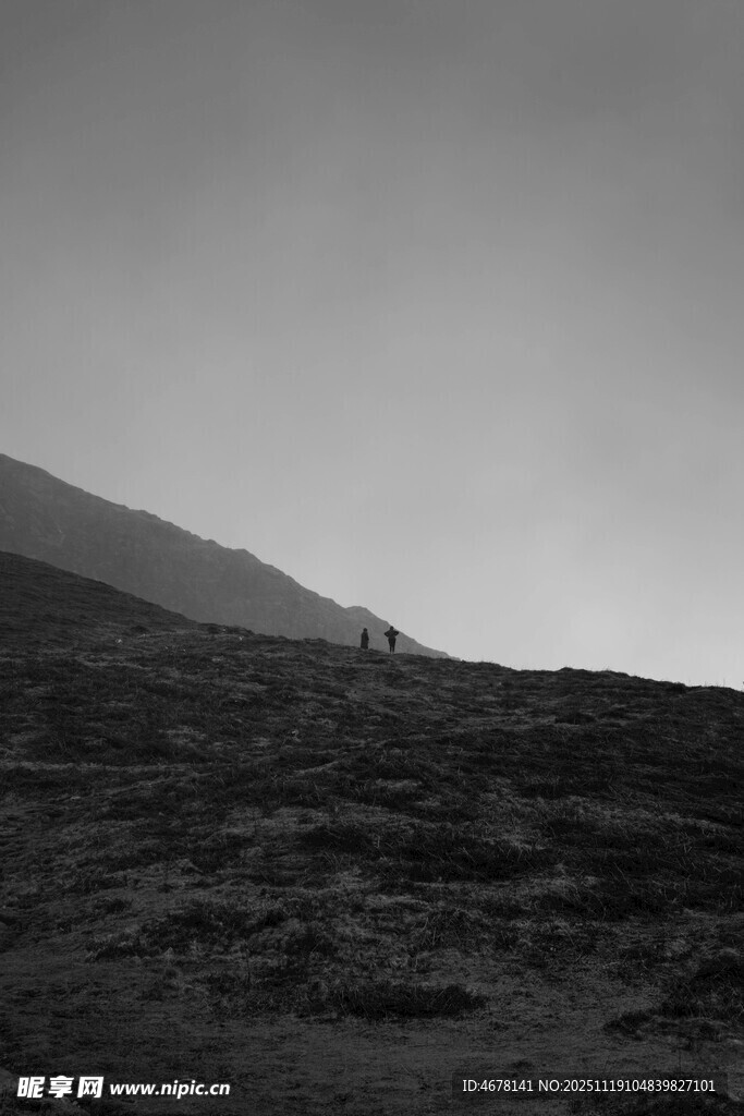 荒野中的孤独行者