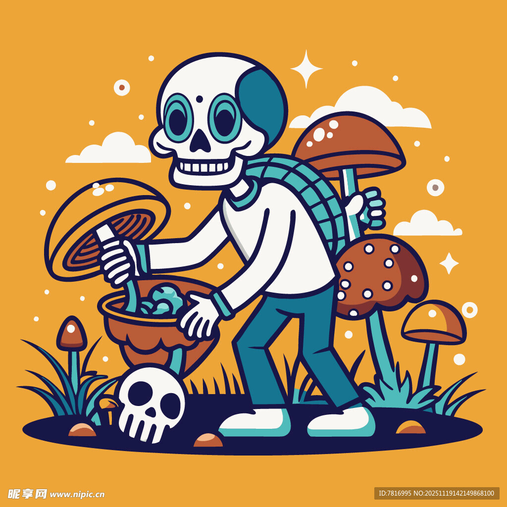 骷髅探险者采蘑菇奇遇