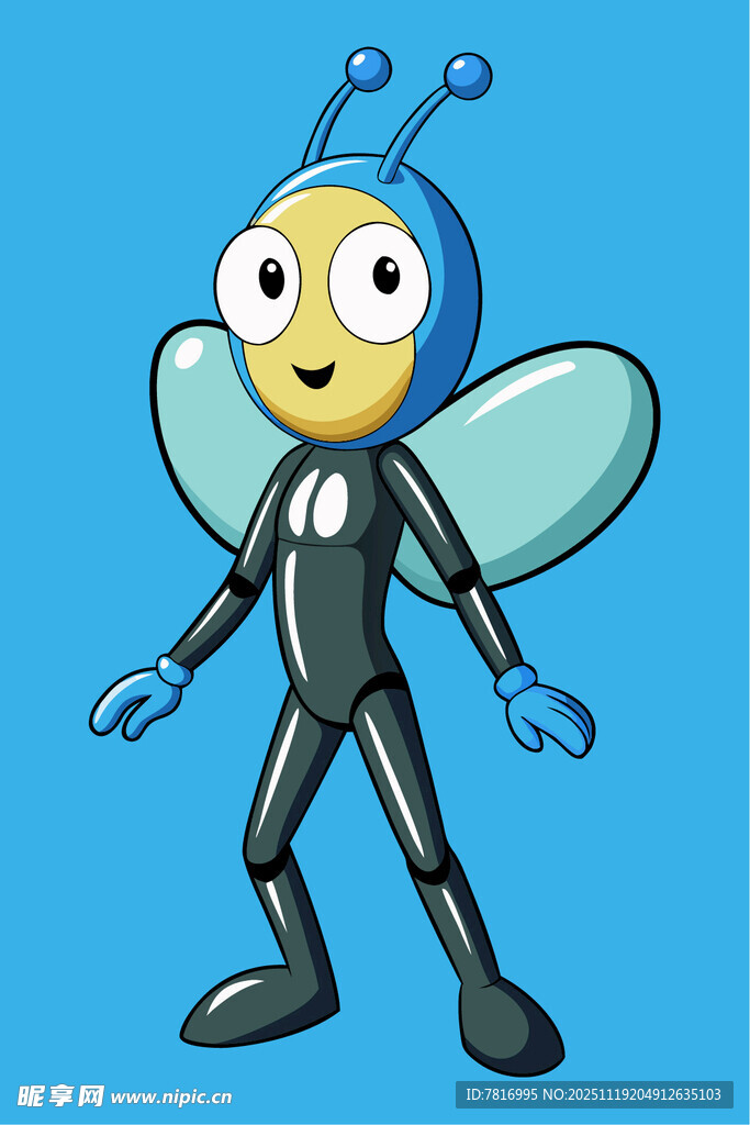 可爱小蜜蜂卡通形象