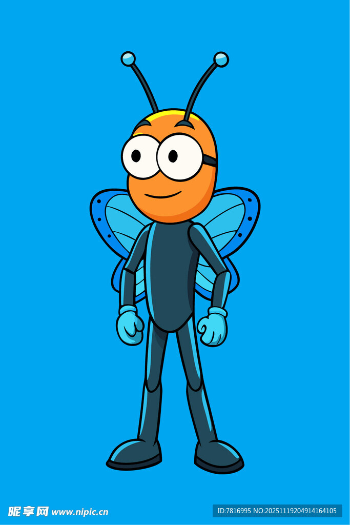 可爱蚂蚁卡通形象