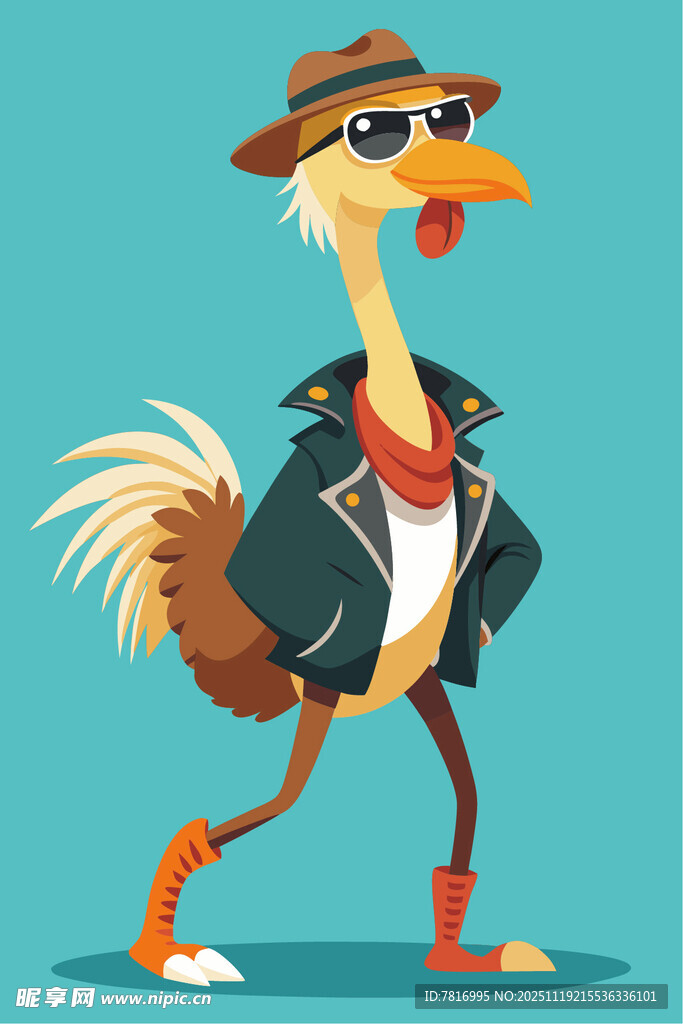 时髦火鸡帅气登场