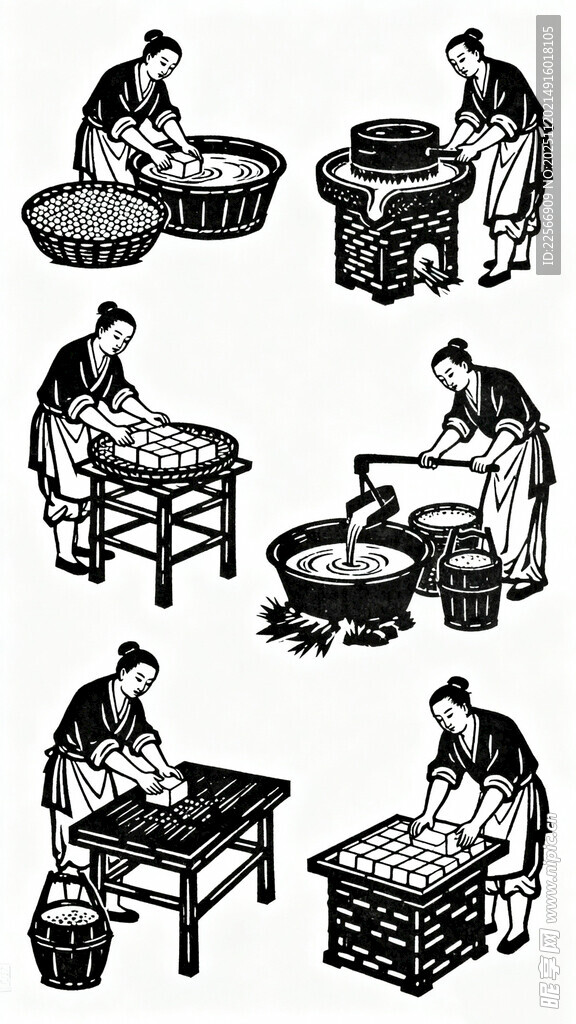  传统豆腐操作步骤图示