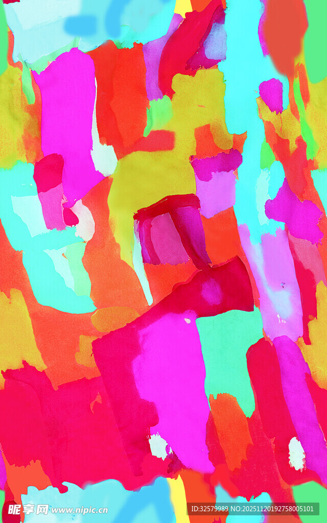 多彩抽象几何图案