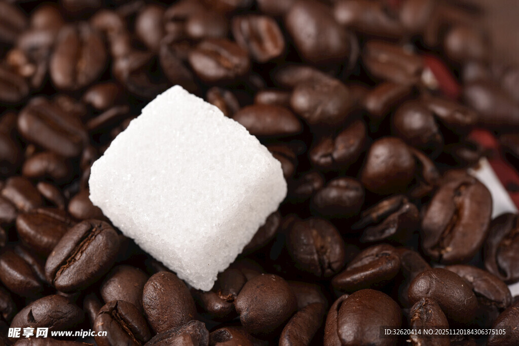 咖啡豆 方糖 