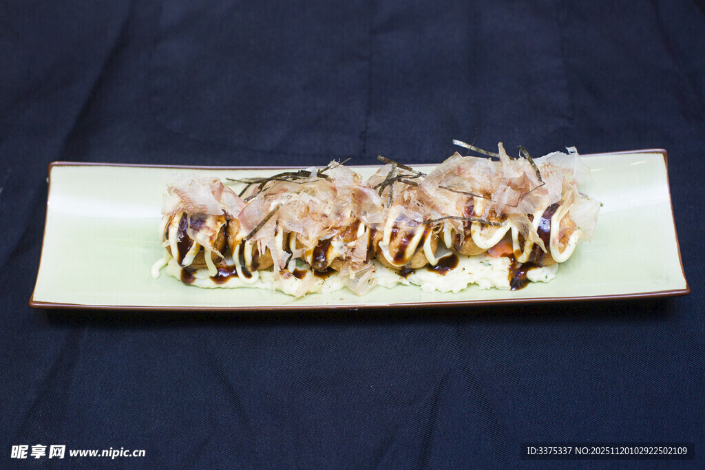 日式鱿鱼丝摆盘