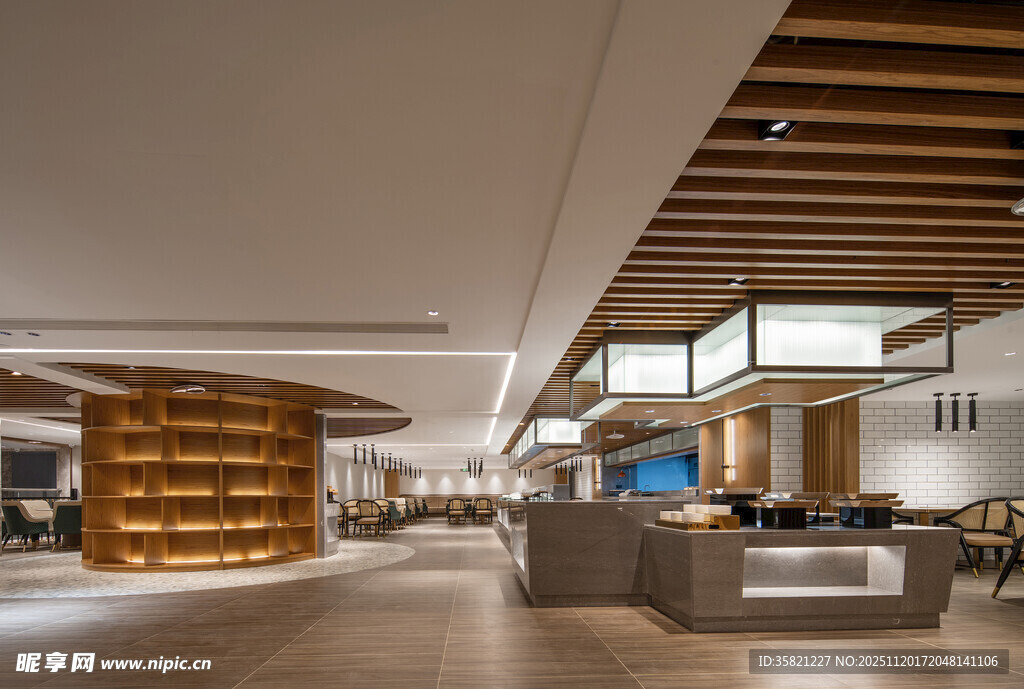 现代风格开放式办公空间