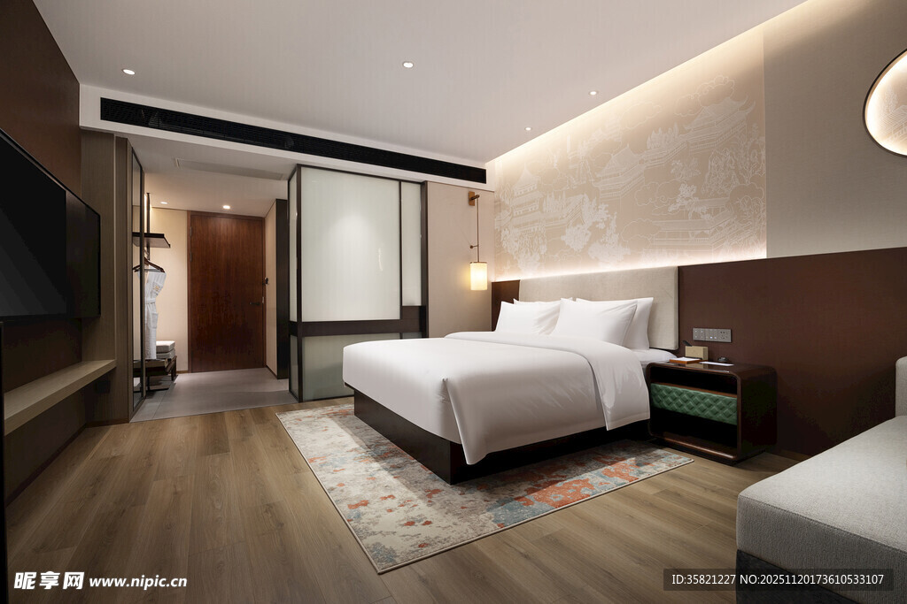 现代简约风格豪华酒店客房