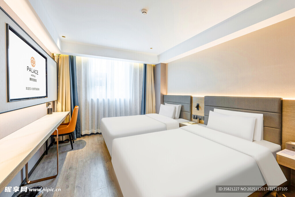 现代简约风格酒店客房