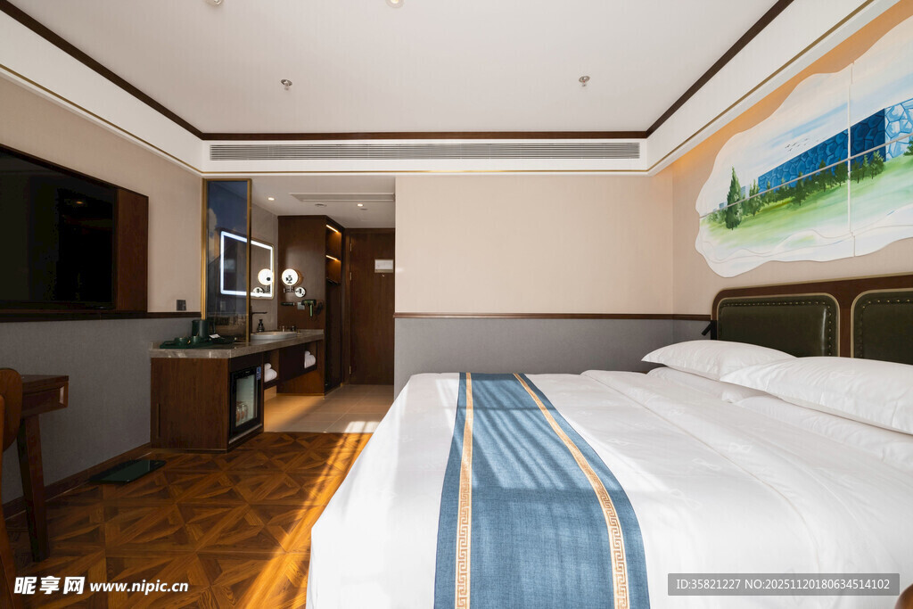 温馨舒适的现代风格客房