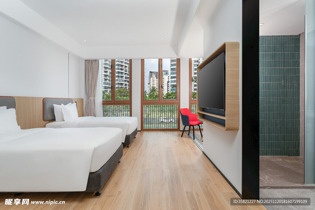 现代简约风格酒店客房