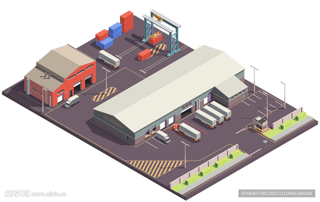 工业设施场景模型