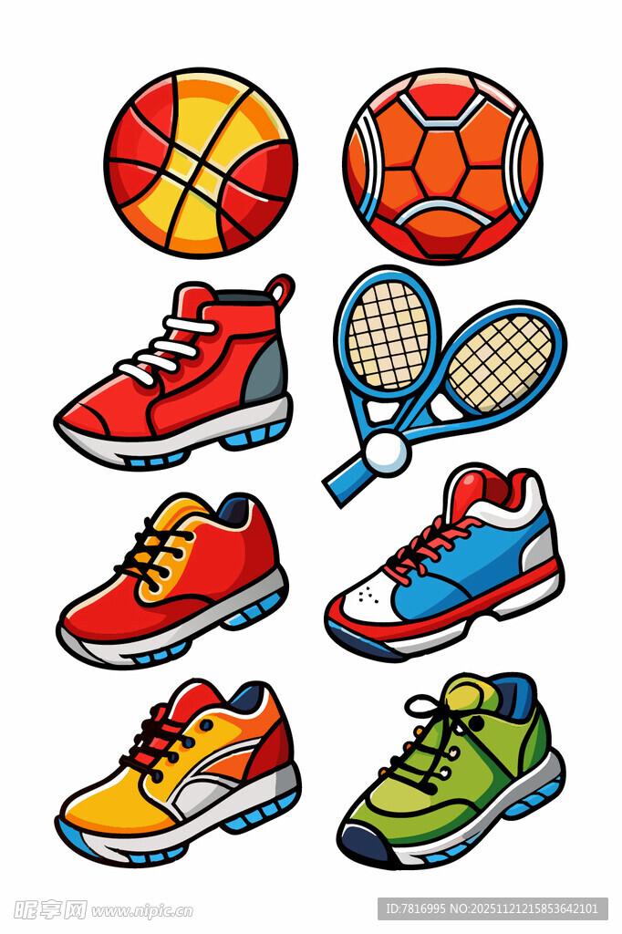 多彩运动装备展示