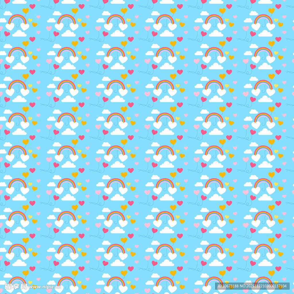 蓝色花卉图案背景纹理